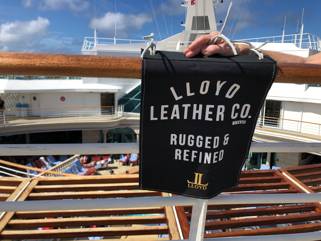 Lloyd Leather flag on the Buckeye Cruise for Cancer