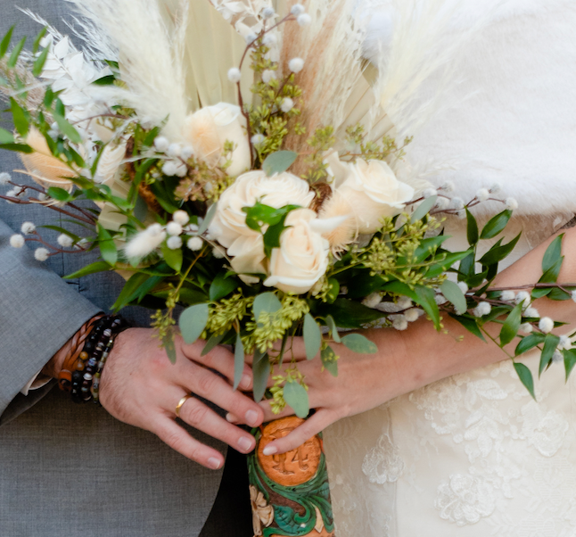 Flower Bouquet Wrap - Lloyd Leather